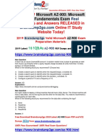 (November-2019-New) Braindump2go AZ-900 PDF and AZ-900 VCE Dumps Free Share