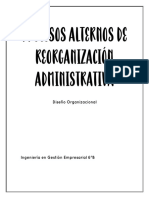 Procesos Alternos de Reorganización Administrativa
