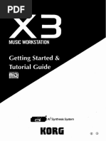 Korg X3 Tutorial Guide