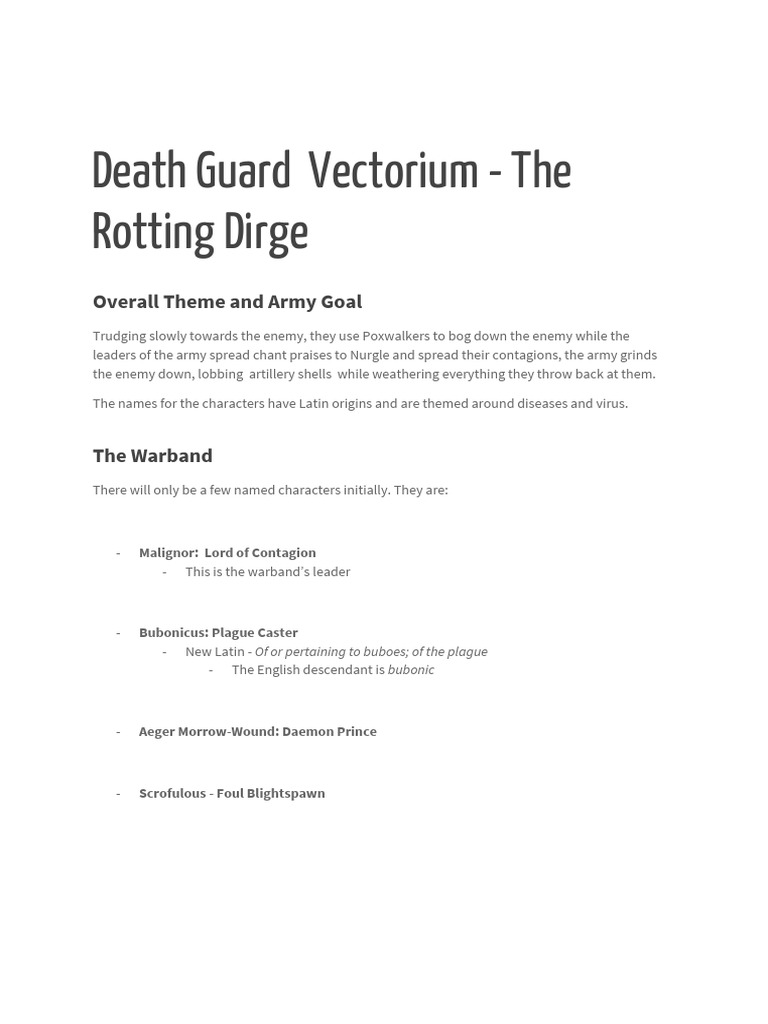 Rotting Dirge PDF | PDF