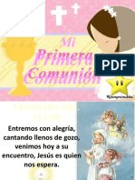 Cantos comunión 2019