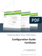 Configuration Guide Fortigate: Thegreenbow Ipsec VPN Client