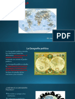 Geografía política: estudio del poder y territorio