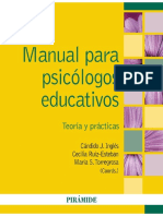 Manual para psicólogos educativos - Candido J. Inglés Saura.pdf · versión 1