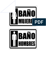 SEÑAL  DE BAÑOS