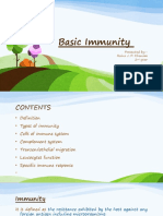 Basic Immunity: Presented By:-Raina J. P. Khanam 2 Year