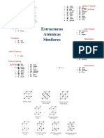 Estructuras Atomicas Similares