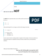 Bitwise NOT - Interview Cake PDF