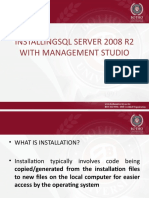 Installingsql Server 2008 R2 With Management Studio