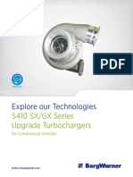 Explore Our Technologies: S410 SX/GX Series Upgrade Turbochargers