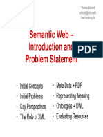 Semantic Web - Introduction and Problem Statement