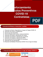 Refuerzo Protocolos Preventivos COVID-19 Perú  Contratistas