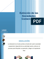 Extinción de Las Sociedades Comerciales