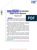 EPIC Charter Graduates Eight From Marlow: Elizabeth Pitts-Hibbard