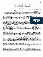 Concierto para Violin en A Menor Op53 (Violin) PDF