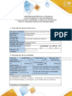 Guía de Actividades y Rúbrica de Evaluación Tarea1. Elementos Teoricos de La Etnopsicología