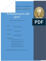 Ablandamiento Del Agua