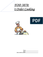 Fod3070 Short Order Cooking SLG