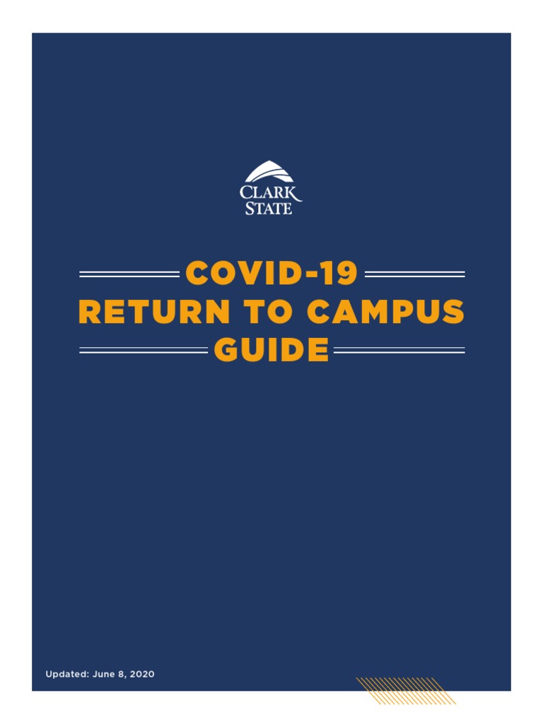 Covid 19 Return To Campus Guide Pdf Telecommuting Public Health