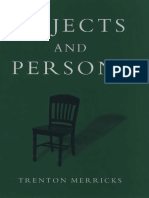 Trenton Merricks - Objects and Persons 2001 PDF