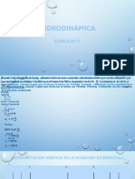 HIDRODINAMICA EJERCICIO 5 ok