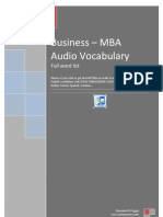 Business - MBA 3000 Words German English