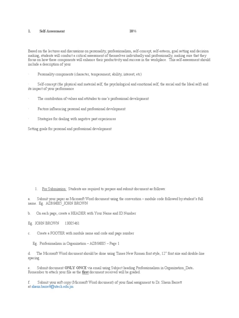 First Assignment | PDF