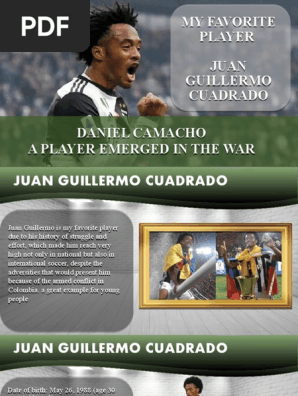 Evidence My Favorite Player Daniel Camacho Pdf