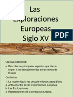 Las Exploraciones Europeas