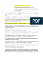 Mercado Internacional de Productos Agrícolas