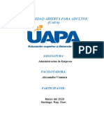 Tercera Tarea de Administracion Uapa