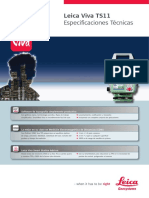 Leica Viva TS11 Datasheet - Es PDF