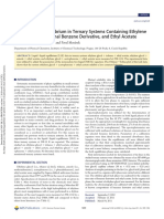 B-Liquid-Liquid Equilibrium in Ternary Systems Containing Ethylene