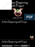 New Beginning With Prayer