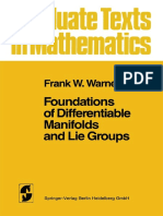 Foundations of Differentiable Manifolds and Lie Groups by Frank W. Warner (1983) PDF