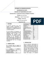 Conduccion de Calor en Regimen Transitor PDF