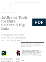 JetBrains Tools For Data Science & Big Data