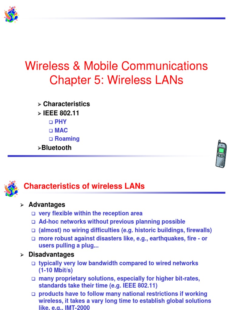 Overview of Wireless LANs and IEEE 802.11 | PDF | Ieee 802.11 ...