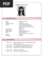 Curriculum Vitae: I. Personal Information