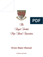 The Royal Scottish Pipe Band Association: Drum Major Manual