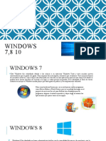 Windows 7,8 10