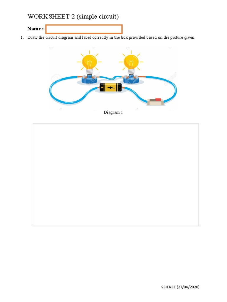 Worksheet 2 Simple Circuit | PDF