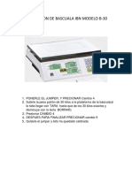 Calibracion de Bascuala Ibn Modelo B-30