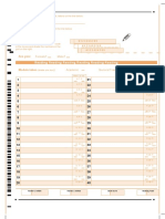 Academic Reading Answer Sheet