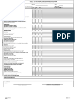 Formato de Infraestructura Check List