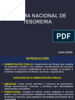 Sistema Nacional de Tesoreria - Juan Zafra