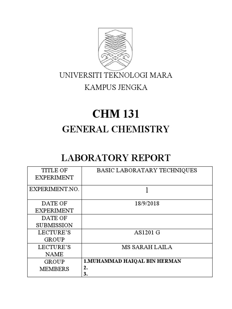 CHM151 Lab 1 | PDF | Observational Error | Titration