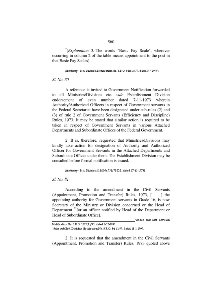Government of Pakistan-Esta Code-Chapter-5a | PDF | Tribunal | Crime ...