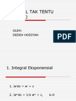 How to calculate indefinite integrals of various functions