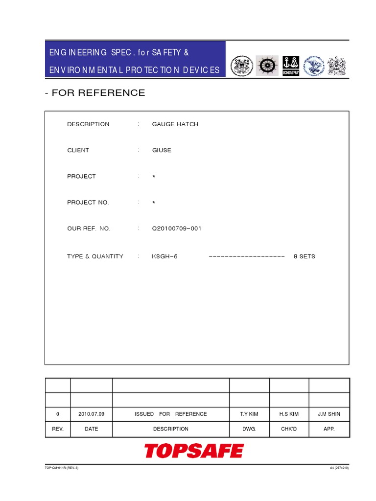 Gauge Hatch Specifications and Details | PDF | Manufactured Goods | Nature